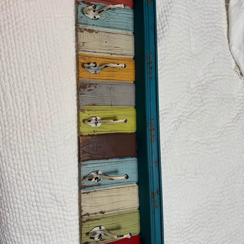 Colorful Wall Hook Rack